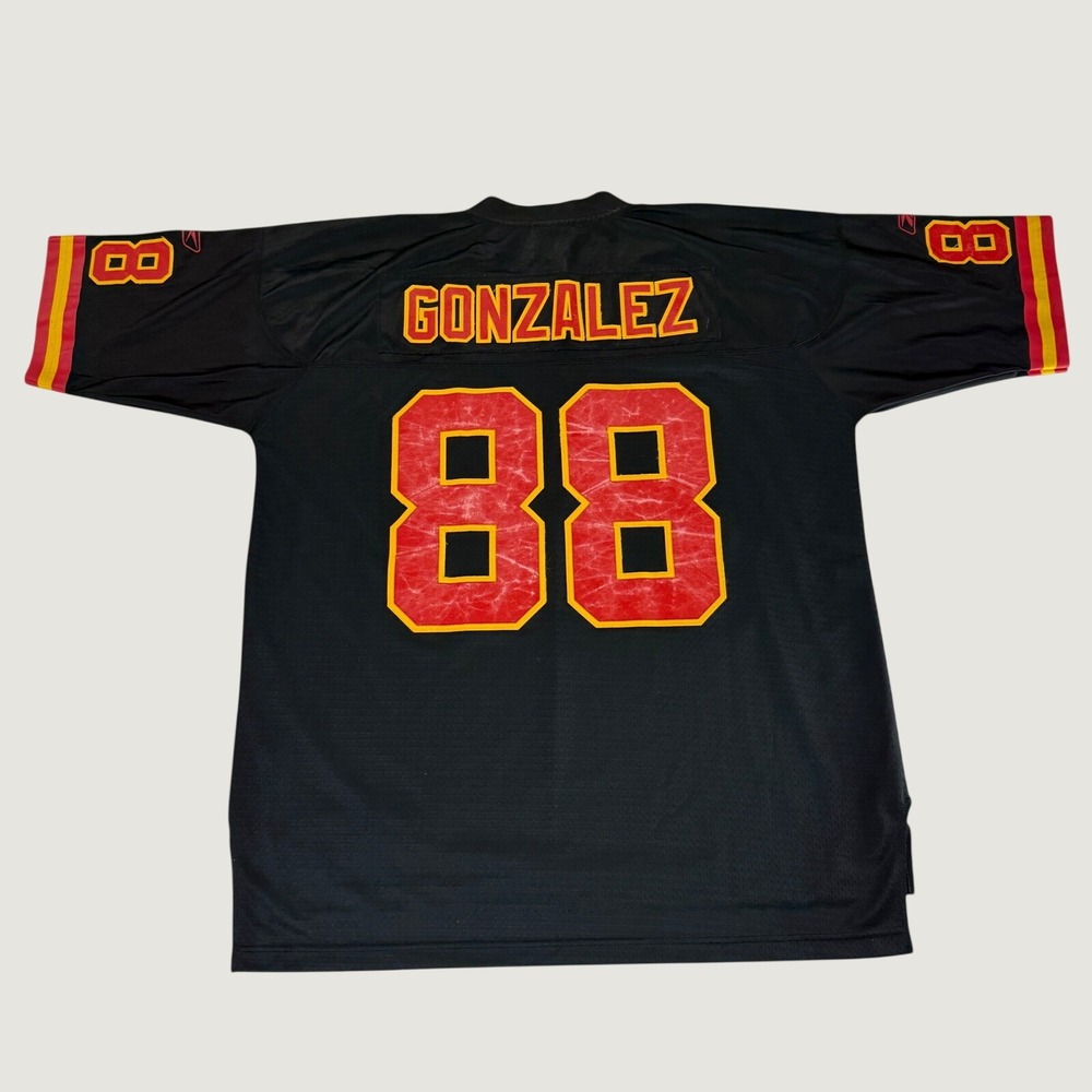 Tony Gonzalez 88 Kansas City‎ Chiefs Reebok Authentic Jersey 2XL Length +2 NFL